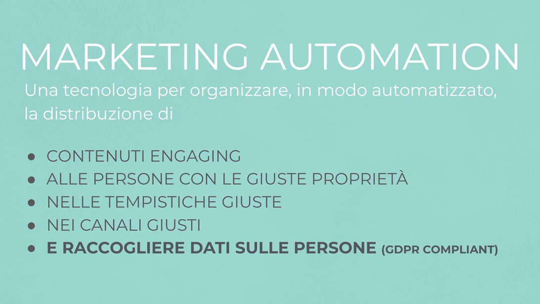 definizione marketing automation