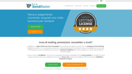 Invio di mailing e newsletter con SendBlaster